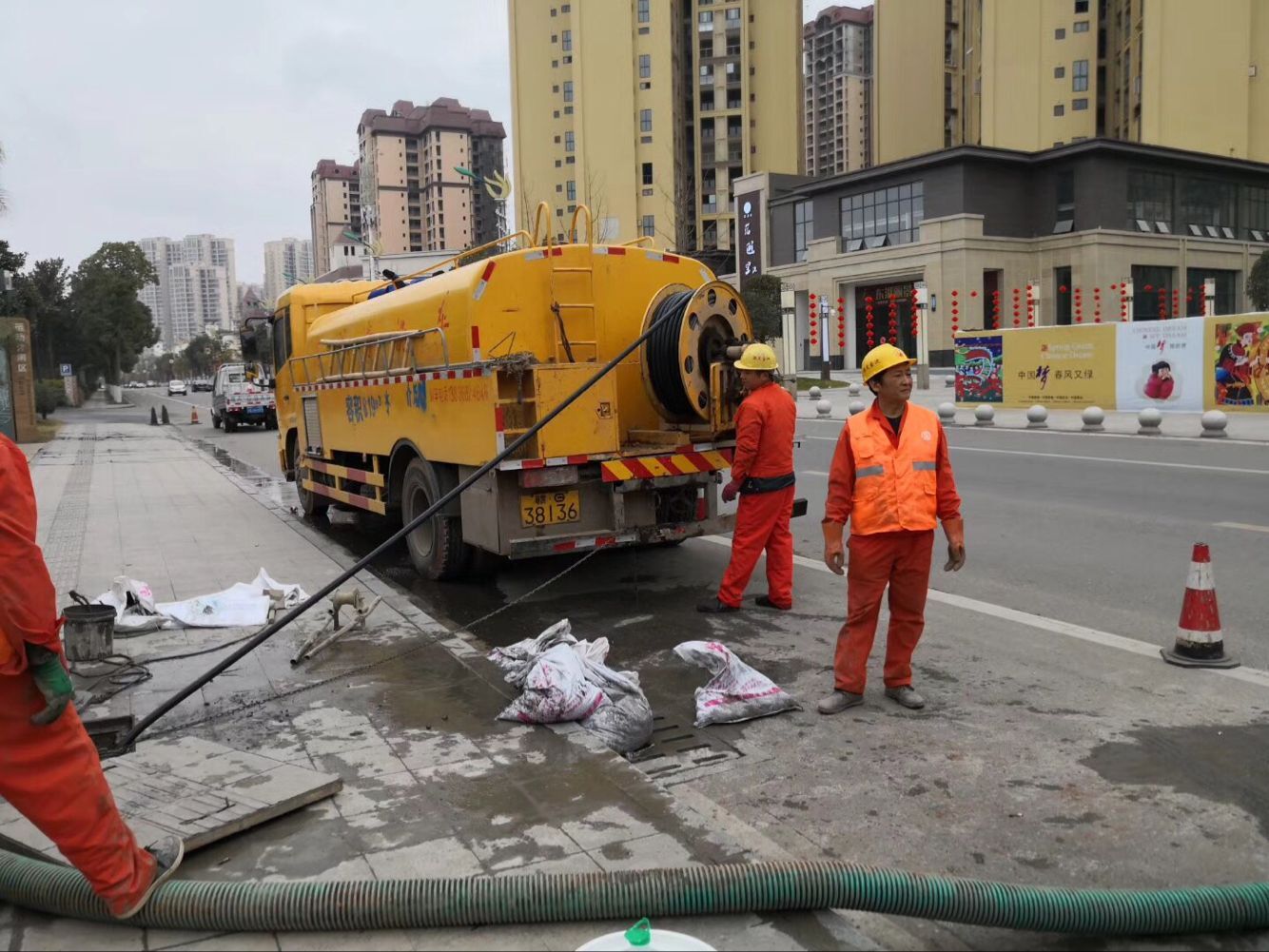 腾冲排污管道清淤-管道清洗